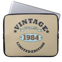 Personalisiert 40 Vintages Party Laptopschutzhülle
