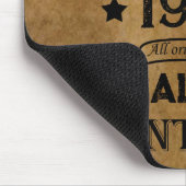 Personalisiert 40 Vintages Party Mousepad (Ecke)
