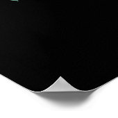 Personalisiert 40 Vintages Party Poster (Ecke)