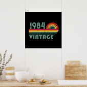 Personalisiert 40 Vintages Party Poster (Küche)
