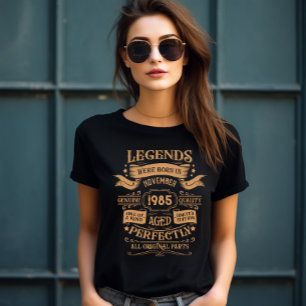 Personalisiert 40 Vintages Party T-Shirt