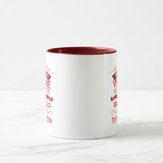 Personalisiert 40 Vintages Party Tasse (Zentrum)