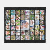 Personalisiert 45 Fotocollage-Aufnahmen für Ihre F Fleecedecke (Vorderseite (Horizontal))