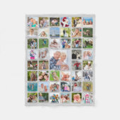 Personalisiert 45 Fotocollage-Aufnahmen für Ihre F Fleecedecke (Vorderseite)