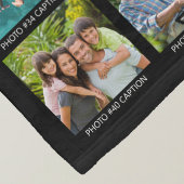 Personalisiert 45 Fotocollage-Aufnahmen für Ihre F Fleecedecke
