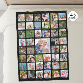 Personalisiert 45 Fotocollage-Aufnahmen für Ihre F Fleecedecke