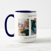 Personalisiert 4 Foto Collage Vatertag Geschenk Tasse (Links)
