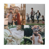 Personalisiert 4 FotoCollage Fliese (Vorderseite)