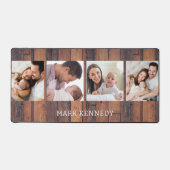 Personalisiert 4 Fotomaterial Rustikales Palettenh Schreibtischunterlage (Vorderseite)