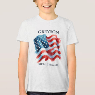 Personalisiert 4. Juli 13. Geburtstag Shirt