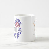 Personalisiert 4. Juli Poodle Tasse (Mittel)