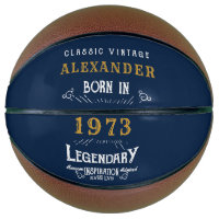Personalisiert 50. Geburtstag 1973 Monogram Legend
