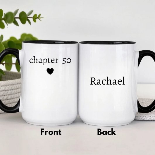 Personalisiert 50. Geburtstag Tasse