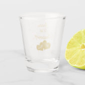 personalisiert 50. Goldenes Jubiläum Schnapsglas (Rückseite)