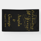 Personalisiert 50. Hochzeitstag Banner (Horizontal)