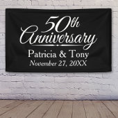personalisiert 50. Hochzeitstag Banner
