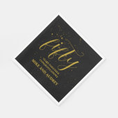 personalisiert 50. Jahrestag Serviette (Ecke)