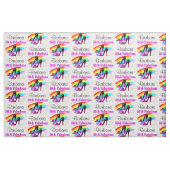 PERSONALISIERT 50 UND FABULOUS FABRIC STOFF (Fat Quarter (45,7 x 55,9 cm))