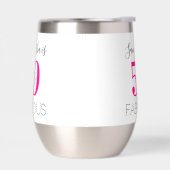 Personalisiert 50 und fantastisch Hellrosa Geburts (Links)