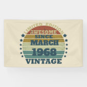 Personalisiert 55 Vintag 55. Geburtstag Banner (Horizontal)