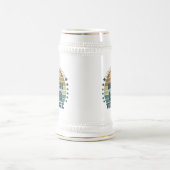 Personalisiert 55 Vintag 55. Geburtstag Bierglas (Mittel)