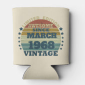 Personalisiert 55 Vintag 55. Geburtstag Dosenkühler (Rückseite)