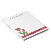 Personalisiert 5,5 x 6 notizblock (angewinkelt)