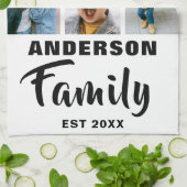 PERSONALISIERT 5 FOTO GESCHIRRTUCH (Gefaltet)