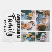 PERSONALISIERT 5 FOTO GESCHIRRTUCH (Horizontal)