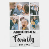 PERSONALISIERT 5 FOTO GESCHIRRTUCH (Vertikal)