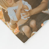 Personalisiert 5 FotoCollage Fleecedecke (Ecke)