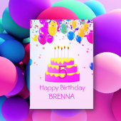 Personalisiert! 5. Geburtstagskarte Karte
