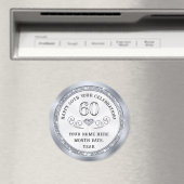 Personalisiert, 60. Geburtstag, Souvenirideen, 60. Magnet (In Situ (Geschirrspüler))
