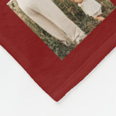 Personalisiert 64 Fotomaterial Fleecedecke (Ecke)