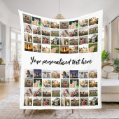 Personalisiert 64 Fotomaterial Fleecedecke