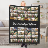 Personalisiert 64 Fotomaterial Fleecedecke