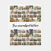 Personalisiert 64 Fotomaterial Fleecedecke (Vorderseite)