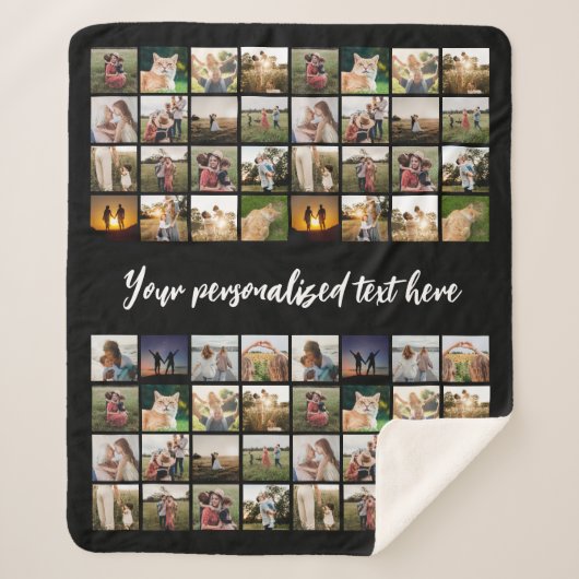 Personalisiert 64 Fotomaterial Sherpadecke (Vorderseite)