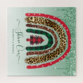 Personalisiert 676 Piece JIGSAW Weihnachts Rainbow Puzzle (Horizontal)