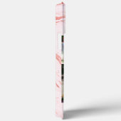 Personalisiert 6 Fotomaterial auf rosa Marmor Case-Mate iPhone Hülle (Rückseite / Rechts)