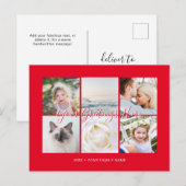 Personalisiert 6 Fotos Universell Gruß Postkarte (Vorne/Hinten)