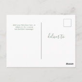 Personalisiert 6 Fotos Universell Gruß Postkarte (Rückseite)