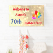 Personalisiert 70. Geburtstag Banner (Insitu)