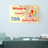 Personalisiert 70. Geburtstag Banner (Messeveranstaltung)