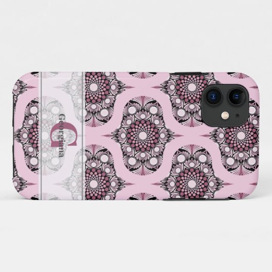 Personalisiert 70er Dusky Rose Cherry Blossom Mand Case-Mate iPhone Hülle (Rückseite (Horizontal))