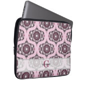 Personalisiert 70er Dusky Rose Cherry Blossom Mand Laptopschutzhülle (Vorne Rechts)