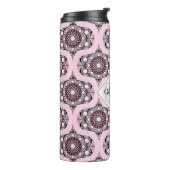 Personalisiert 70er Dusky Rose Cherry Blossom Mand Thermosbecher (Nach links gedreht)