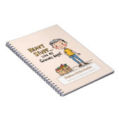 Personalisiert 70er Slang Themed Notebook Notizblock (Rechte Seite)