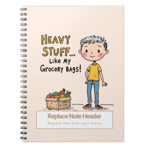 Personalisiert 70er Slang Themed Notebook Notizblock