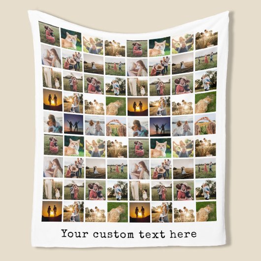 Personalisiert 72 Fotomaterial Fleecedecke
